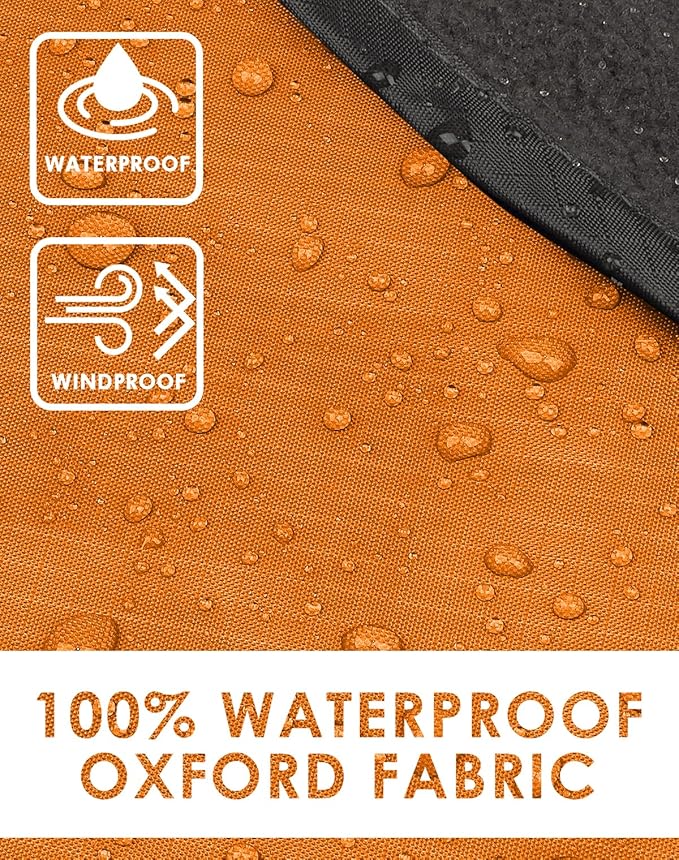 DUKUSEEK Hooded Outdoor Blanket Extra Large (79 x 56) Waterproof Camping Blanket Quilted Fleece Warm Windproof Sand Proof Portable and Wear-Resistant for Sports Picnic Hiking Travel…