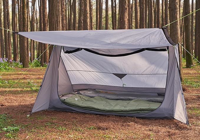 Sirius Two Ultralight Backpacking Tent 2 Person Trekking Pole Waterproof Compact Single Wall Bushcraft Shelter for Camping Hiking Kayaking