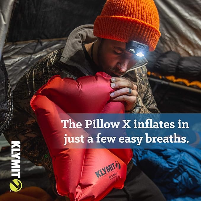 Klymit Pillow X Inflatable Camp &amp Travel Pillow