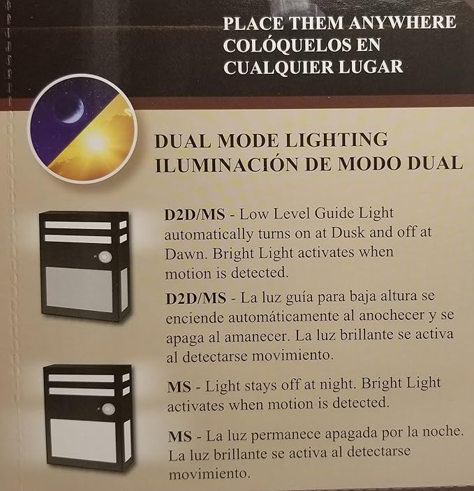 Motion Sensor LED Indoor/Outdoor Lights (Pack of 3)