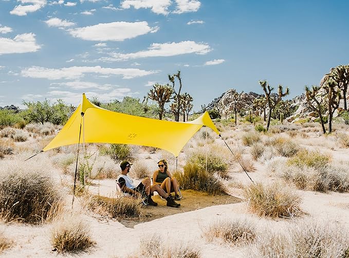 Neso Sidelines Grande Sports Tent - Lightweight and Portable Sun Shelter and Shade Tent for Outdoor Activities - Patented Reinforced Corners - UPF 50+ Sun Protection - 7ft Tall 11 x 4.5 ft