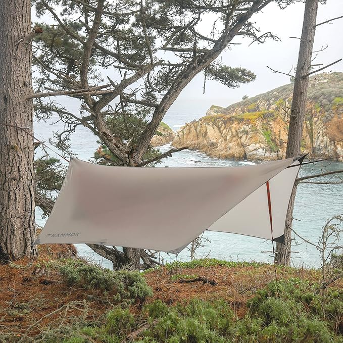 KAMMOK Mantis Ultra Light Hammock All Seasons Mosquito Net Storage Bag Camping Outdoor Activities - Ember Orange