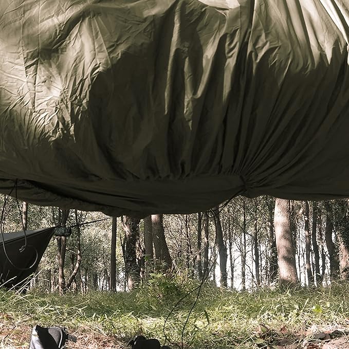 Onewind Premium Hammock Wind Sock Hammock end Wind Block Lightweight and Wind-Resistant Underquilt Protector for Winter and Cold Weather Protection Backpacking OD Green