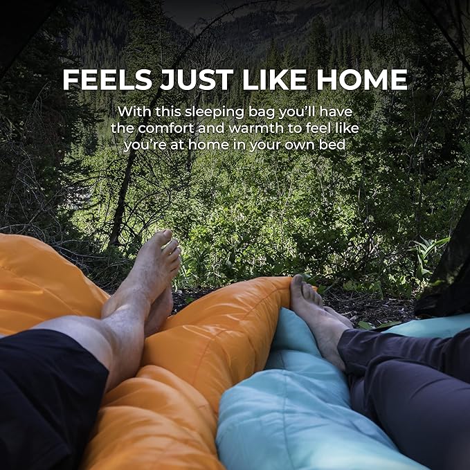 Teton Celsius XL 25F 20F 0F Degree Sleeping Bags All Weather Warm Sleeping Bag for Adults and Kids Camping Season Compression Sack Included