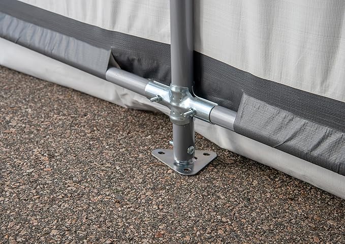 ShelterLogic 77823 Grey 10'x16'x8' Round Style Shelter