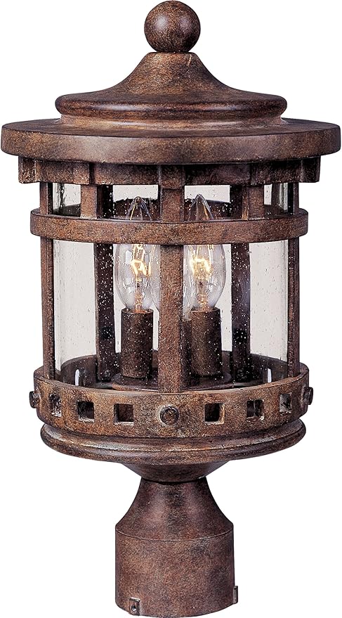 Maxim Santa Barbara DC-Three Light Outdoor Pole/Post Mount in
