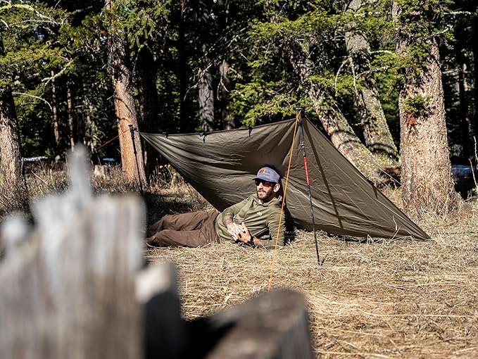 VIAM Outdoors | Baldy Ultralight 1.9 oz Tarp | Tan
