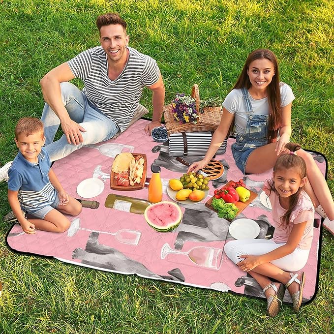Zipper Schnauzer Style Picnic Mat Suitable for Travel Camping Park Or Home Use