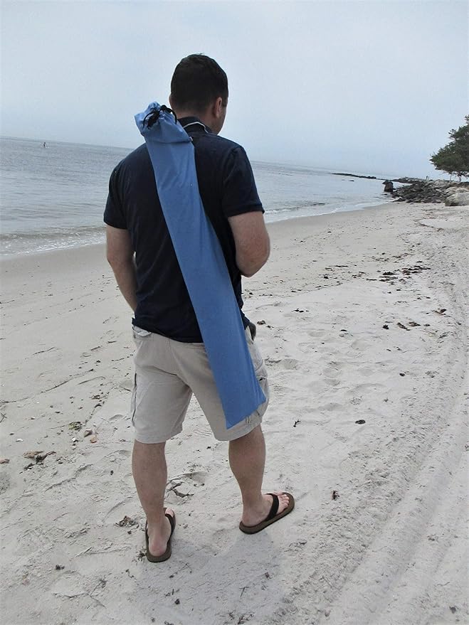13 ft Beach Windscreen Privacy Wind Blocker + Free Bag and Mallet Made in Europe