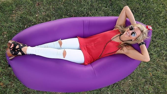 Fatboy USA Lamzac Version 1 Inflatable Lounger One Size Nylon Red