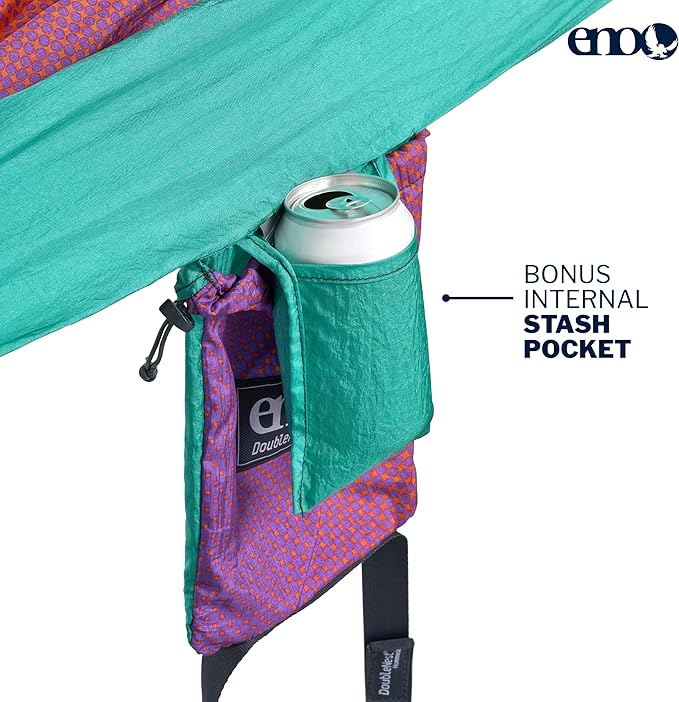 ENO Eagles Nest Outfitters DoubleNest Lightweight Camping Hammock 1 to 2 Person Special Edition Colors ATC