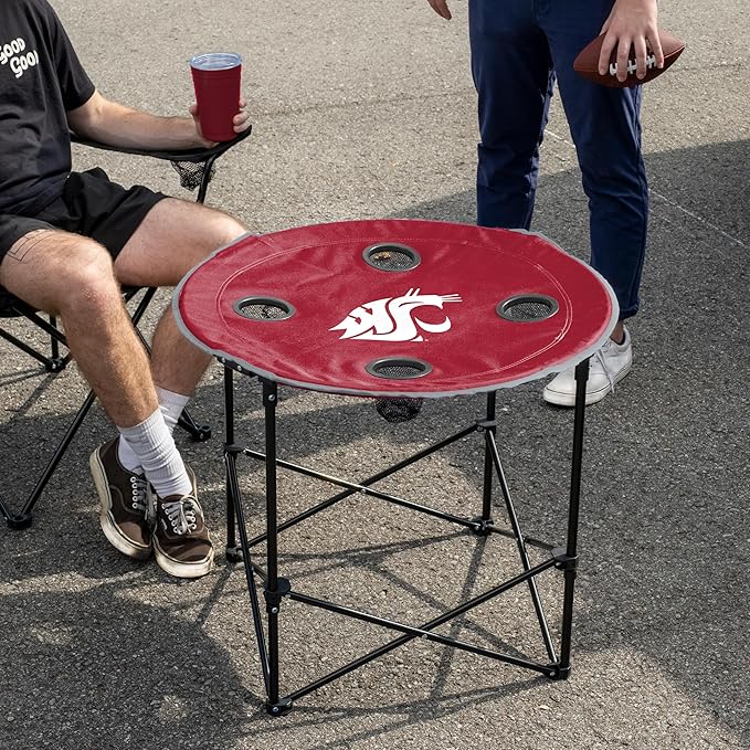 Logo Brands Officially Licensed NCAA Unisex Round Table One Size Team Color