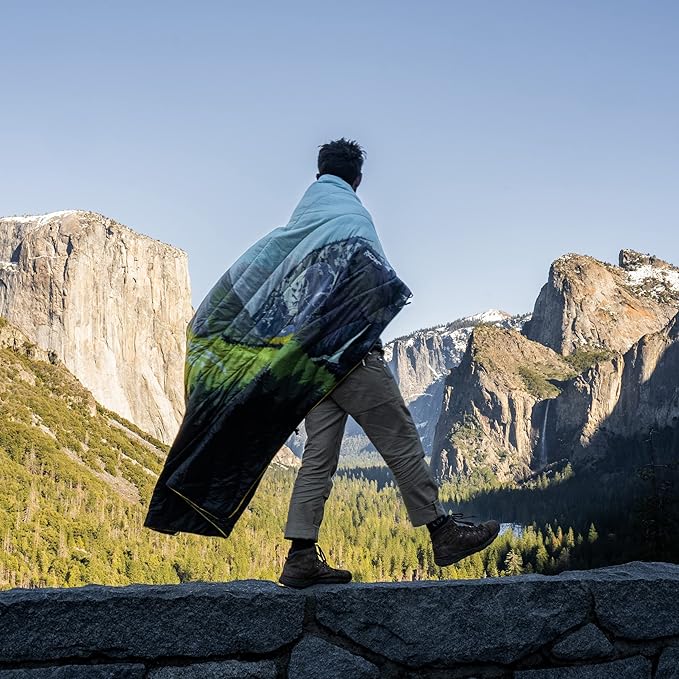Rumpl Original Puffy National Park Blanket for Camping and Outdoors Yosemite - V1