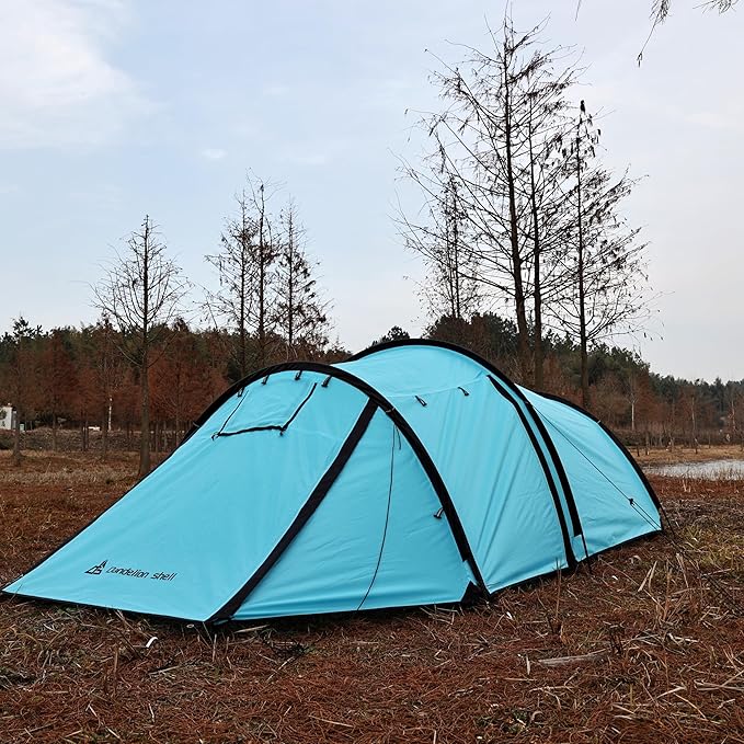 Hot Tent with Stove Jack – 4 Season Waterproof &amp Windproof Shelter for 1–4 People Lightweight for Camping Hiking Hunting &amp Fishing