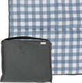RED ROVR Large Indoor/Outdoor Adventure Blanket |for Parks The Beach and Indoor activites |Compact with Shoulder Strap &amp Pocket (Picnic Blue)
