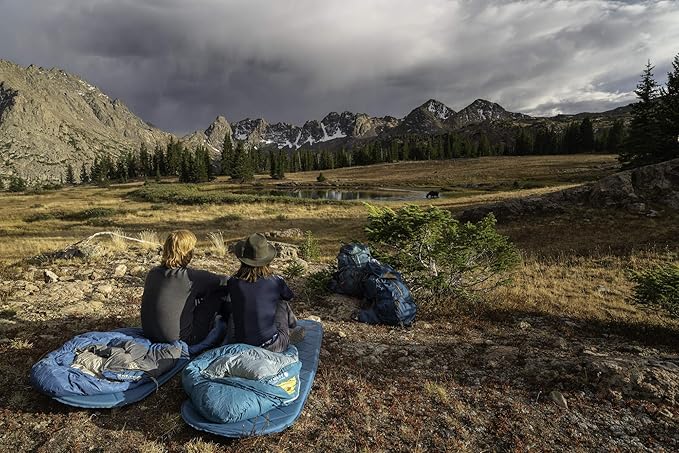 Kelty Cosmic 20 Down Mummy Sleeping Bag for Backpacking Campers 550 Fill Power Recycled Fabrics with PFAS-Free DWR Designed in Sunny Colorado