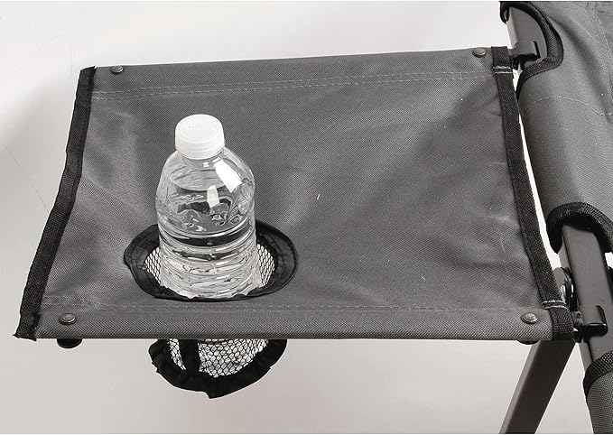 Coleman Pack-Away Big ‘n Tall Camping Cot with Removable Side Table Extra Wide Cot Fits Adults up to 6ft 6in or 300lbs Carry Bag Included