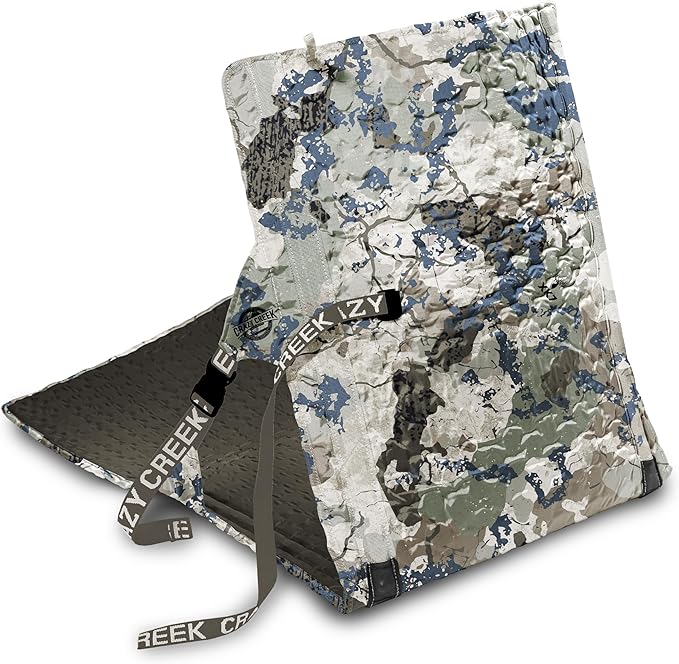 Crazy Creek HEX 2.0 PowerLounger for Day Hiking &amp Backpacking Trips 250 LBS Weight Capacity Adjustable Straps Compact Design Water-Resistant Kings Camo