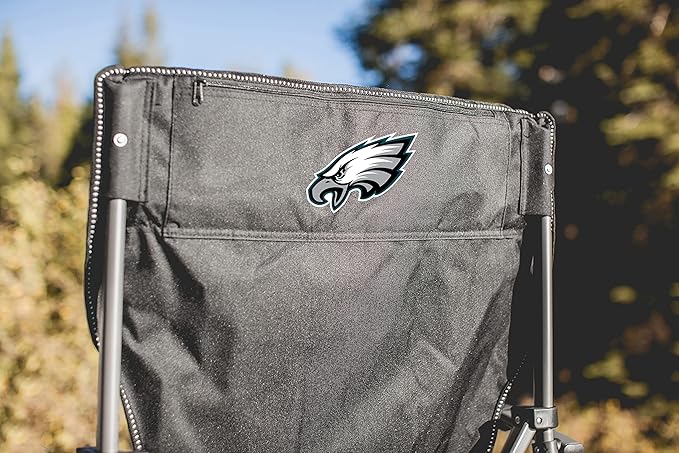 Picnic TIME NFL Unisex-Adult NFL Outlander Folding Camping Chair with Cooler Heavy Duty Beach Chair