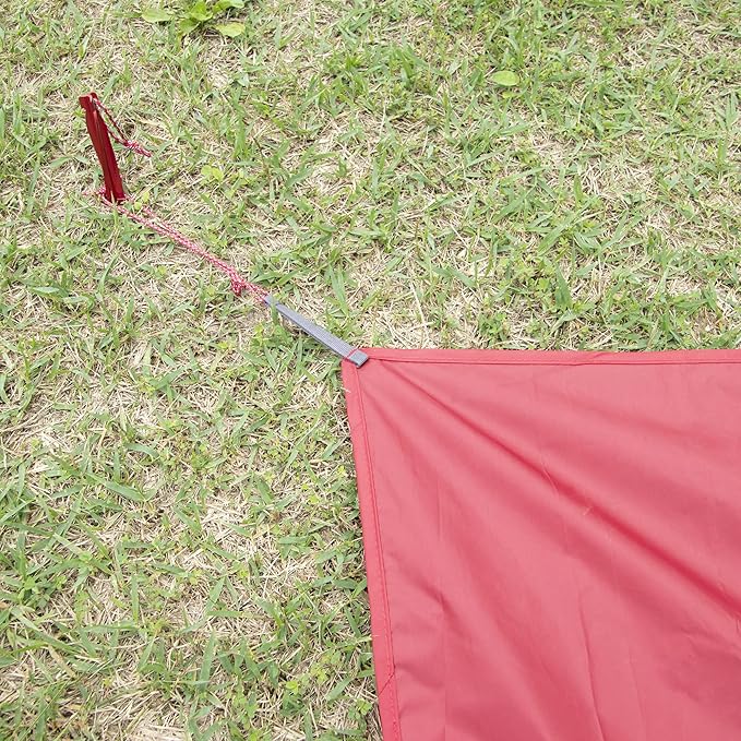 MSR Universal 6-Person Tent Footprint Tarp Large - 117 x 97 Inches Red