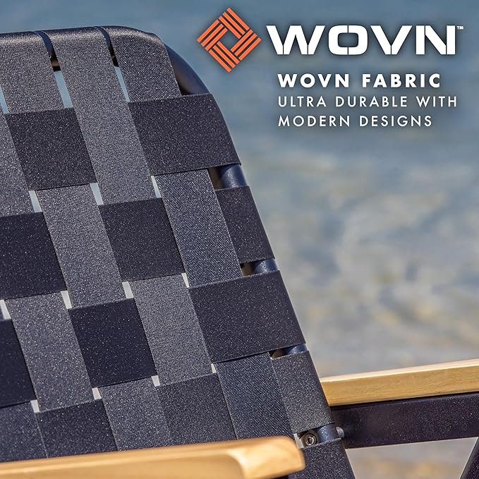GoSports WOVN Beach Backpack Chair - 9 Styles Available - Premium Folding Camping Chair