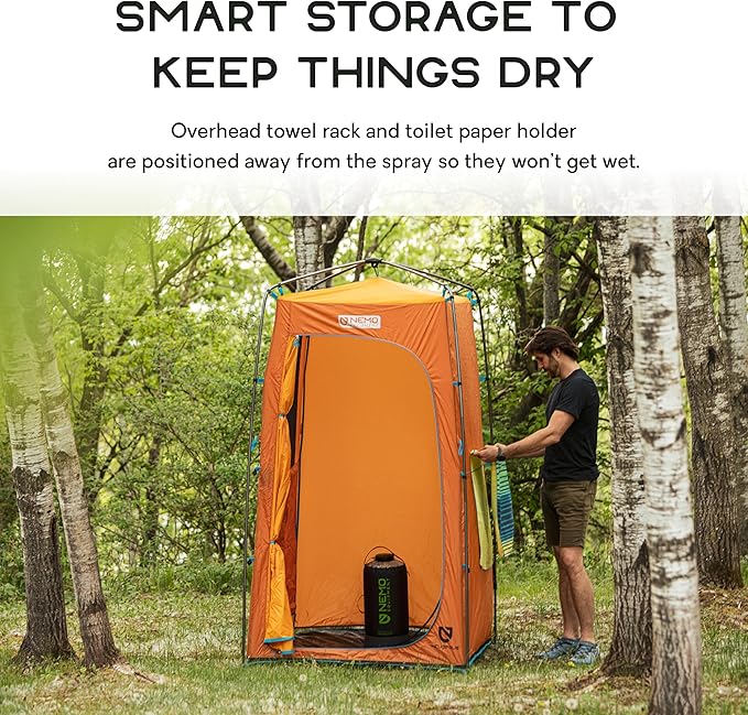 NEMO Equipment Heliopolis Privacy Shelter &amp Shower Tent - Monarch - One Size