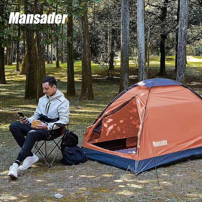 2 Person Camping Dome TentWaterproof Lightweight Portable Tents for Outdoor Camping Hiking Travel