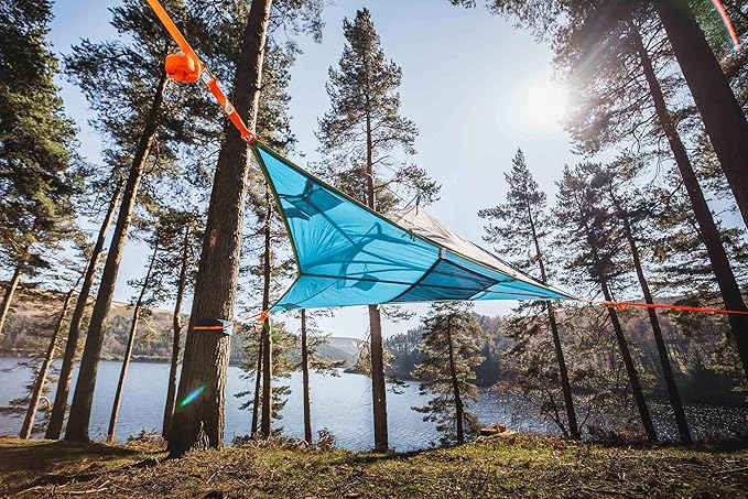 Tentsile Flite+ V3 Lightweight Camping Tent Hammock Portable Treehouse for Backpackers Backyards Nature Lovers Designed in The UK