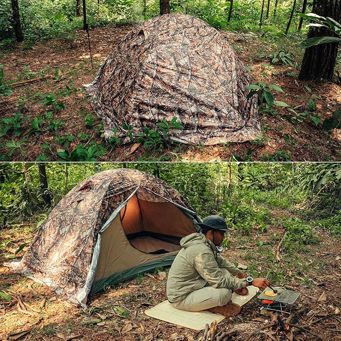 GEERTOP Ultralight 2 Person Backpacking Tent 4 Season Waterproof Camping Tent Double Layer Cold Weather Easy Set Up Tents for Family Camp Hiking Hunting Outdoor Mountaineering Travel