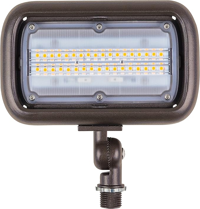Newhouse Lighting WW30BRZ 30-Watt Outdoor LED Wall Wash Flood Light Weatherproof Bronze