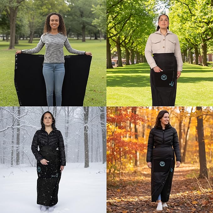 Mozy Wearable &amp Weatherproof Outdoor Blanket – Lower-Body Thermal Wrap for Superior Warmth