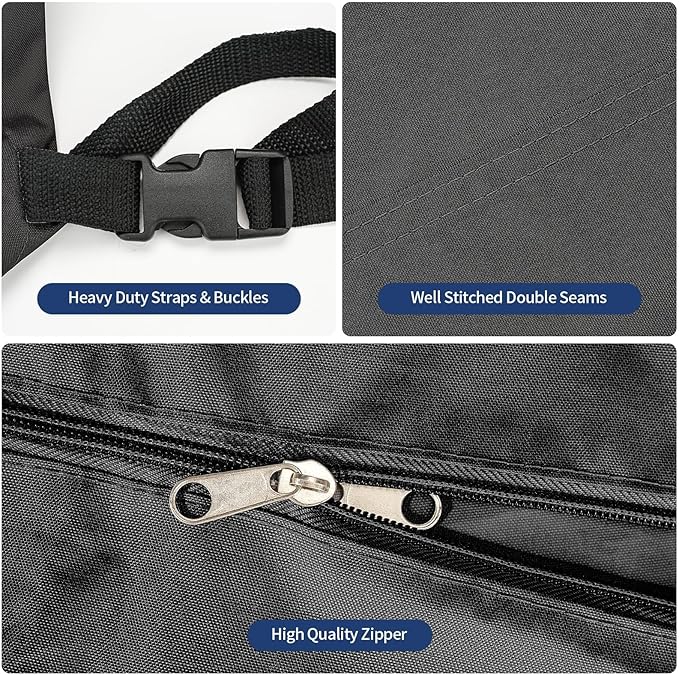 Tuszom 600D Privacy Tent for Boat Heavy Duty Hanging Changing Room for Bimini Top with Storage Bag Portable Privacy Station for Pontoons (27 W x 30 D x 72 -84 H) (Black)