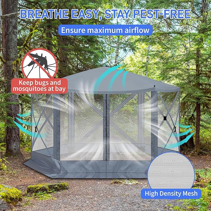 12' x 12' Outdoor pop-up Camping Canopy