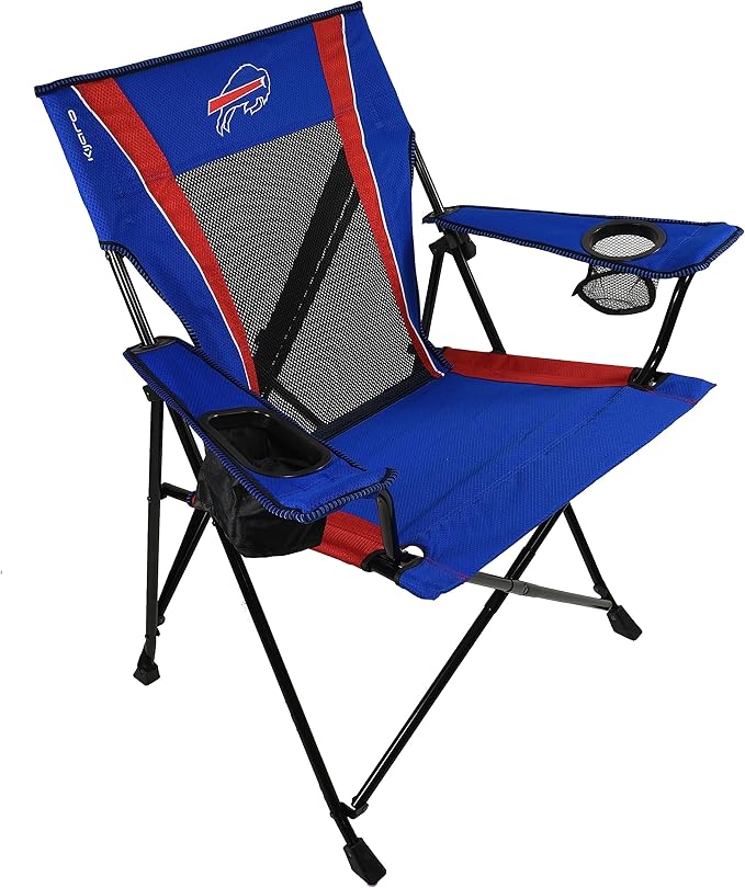 Kijaro Sports Fan Folding Chair 26 L x 35.5 W x 37 H Buffalo Bills