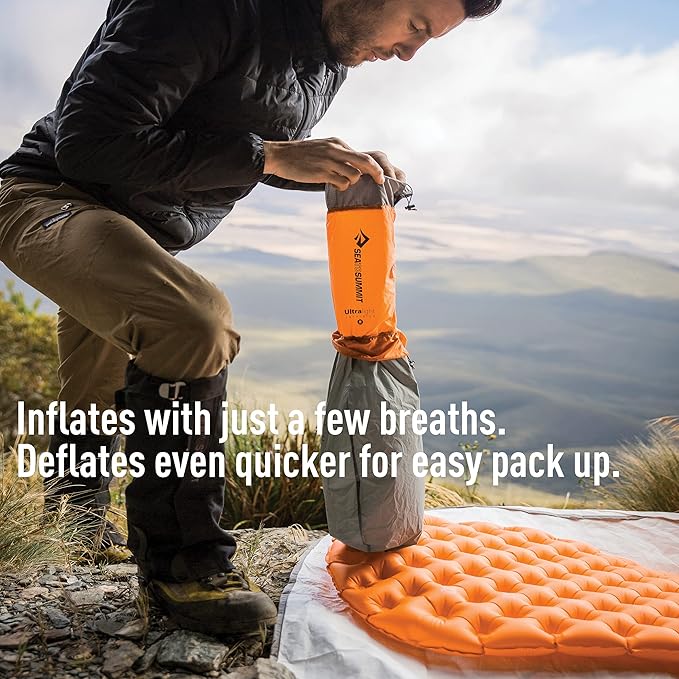 Sea to Summit Ultralight Insulated Backpacking Sleeping Pad Regular (72 x 21.5 x 2 inches)