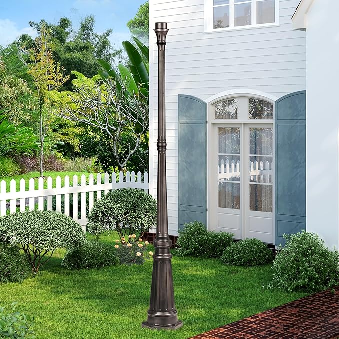 Livex Lighting 7709-14 Outdoor Cast Aluminum Post Black