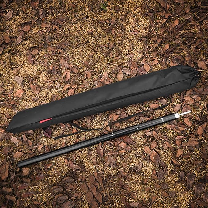 2Pcs Tent Pole Bag 31.5in Trekking Poles Carrying Bag Tent Stakes Bag Black Portable Canopy Pole Storage Bag Camping Accessory for Camping Hiking Tent