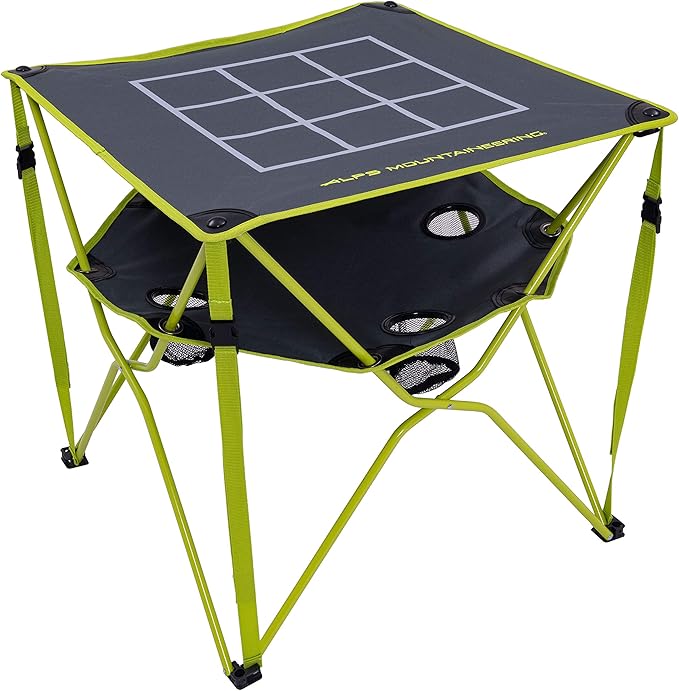 ALPS Mountaineering Eclipse Portable Compact Camping and Game Table with Carry Bag