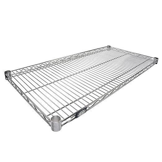 Nexel Additional Wire Shelf for Wire Shelving Units 600-800 lb Capacity 36W x 36L Chrome Finish