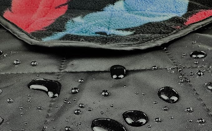 DOWN UNDER OUTDOORS Large Waterproof Windproof Extra Thick 350 GSM Quilted Fleece or Sherpa Stadium Blanket