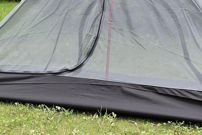 Ultralight Half Mesh Tent for Tipi Hot Tent 1-2 Person Mesh Camping