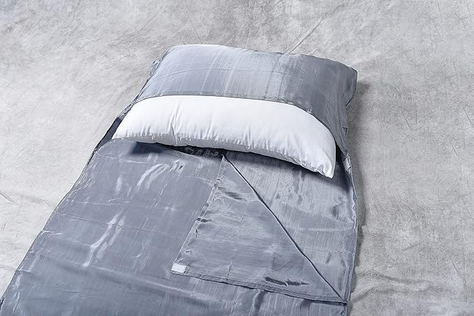 Single Pure Silk Sleeping Bag Liner for Camping Hiking Hostel Travel…