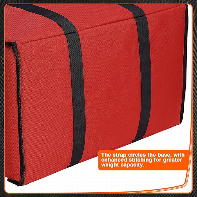 Himal Outdoors Insulated Food Delivery Bag XXXL-23Wx15Hx14D inches Premium Insulated Grocery Bag for HOT/COLD Food Delivery Fit for Uber Eats Doordash Commercial Catering Transportation (Red)