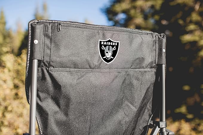 Picnic TIME NFL Unisex-Adult NFL Outlander Folding Camping Chair with Cooler Heavy Duty Beach Chair