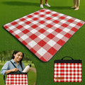 Picnic Blanket Waterproof Foldable – 2-in-1 Picnic Mat and Bag Large Outdoor Beach Mat Compact &amp Portable Picnic Blankets for Travel Camping Park or Family Use (Red)