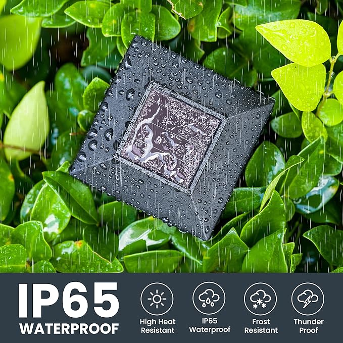 GIGALUMI Solar Lights for Outside16 Pack Flickering Flame LED Solar Outdoor Lights Waterproof Garden Light Maintain 10 Hours of Lighting for Christmas Garden Landscape Path Yard Patio