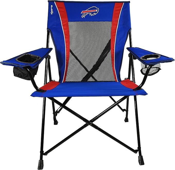 Kijaro Sports Fan Folding Chair 26 L x 35.5 W x 37 H Buffalo Bills