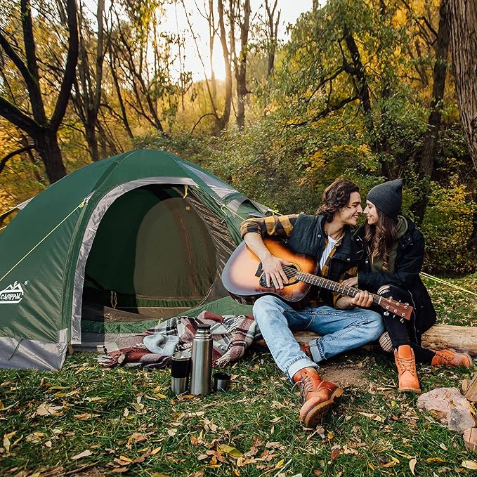 2 Person Backpacking Tent Waterproof 4 Season Tent Windproof Cold Weather Winter Tent for Camping Hiking Hunting Cycling