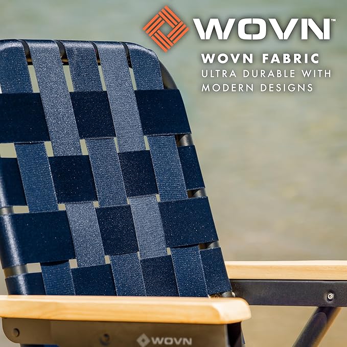 GoSports WOVN Beach Backpack Chair - 9 Styles Available - Premium Folding Camping Chair