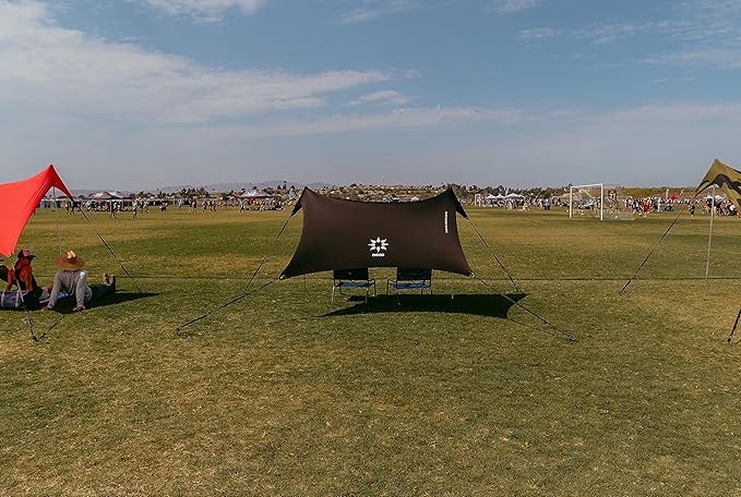 Neso Sidelines 1 Sports Tent - Lightweight and Portable Sun Shelter and Shade Tent for Outdoor Activities - Patented Reinforced Corners - UPF 50+ Sun Protection - 5.5 ft Tall 7 x 4.5 ft